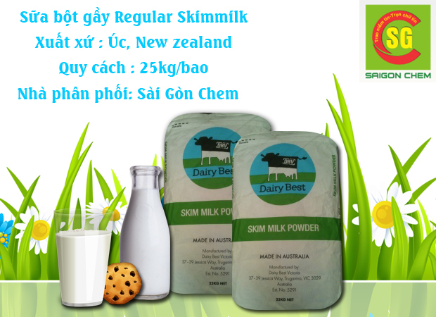 PrevNext Sữa bột gầy Regular Skimmilk Powder (Úc)