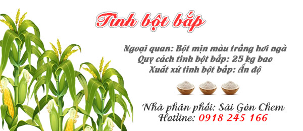 TINH BỘT BẮP ẤN ĐỘ