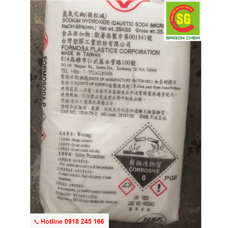 Caustic Soda Đài Loan