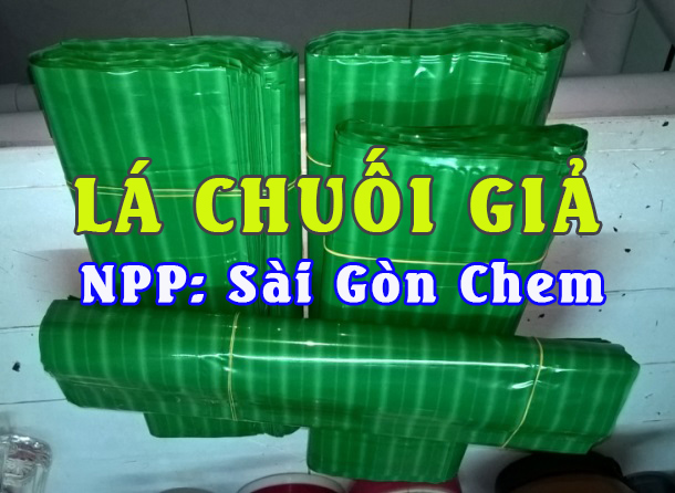 Lá chuối giả