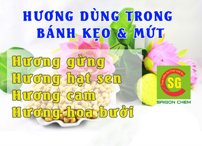hương dùng trong bánh kẹo và mứt