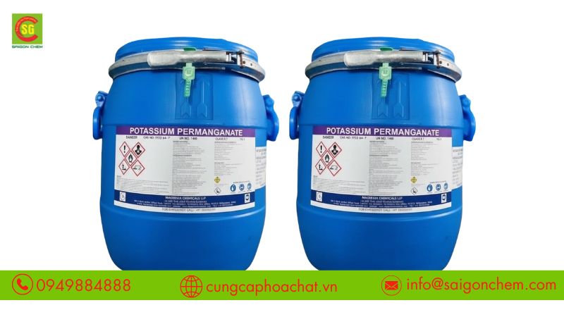 Thuốc t&iacute;m Kali pemanganat l&agrave; h&oacute;a chất oxy h&oacute;a mạnh, s&aacute;t tr&ugrave;ng hiệu quả
