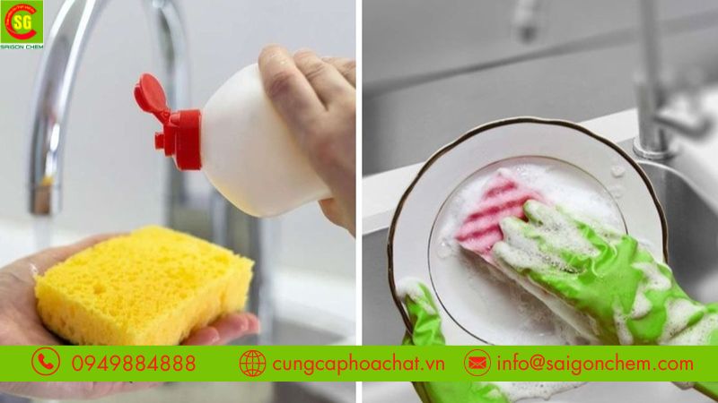Công thức hóa học của nước rửa chén