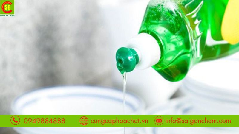 Các thành phần hóa học của nước rửa chén