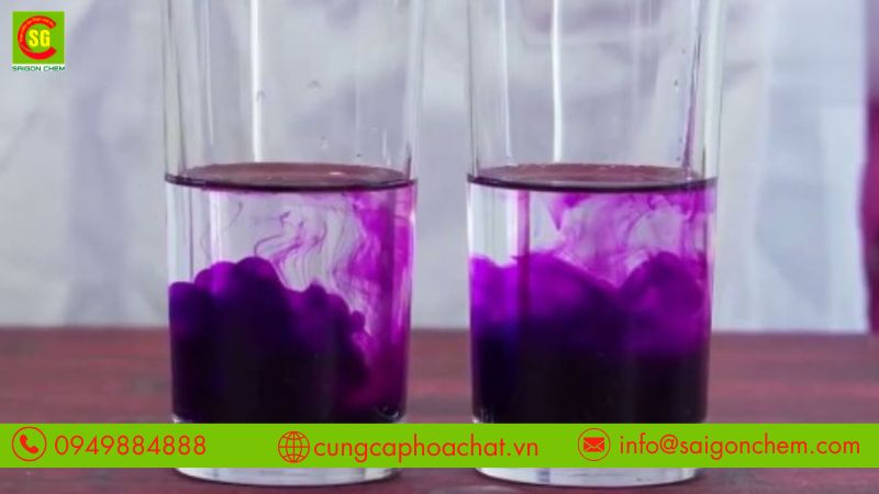 Vai tr&ograve; của thuốc t&iacute;m trong xử l&yacute; nước