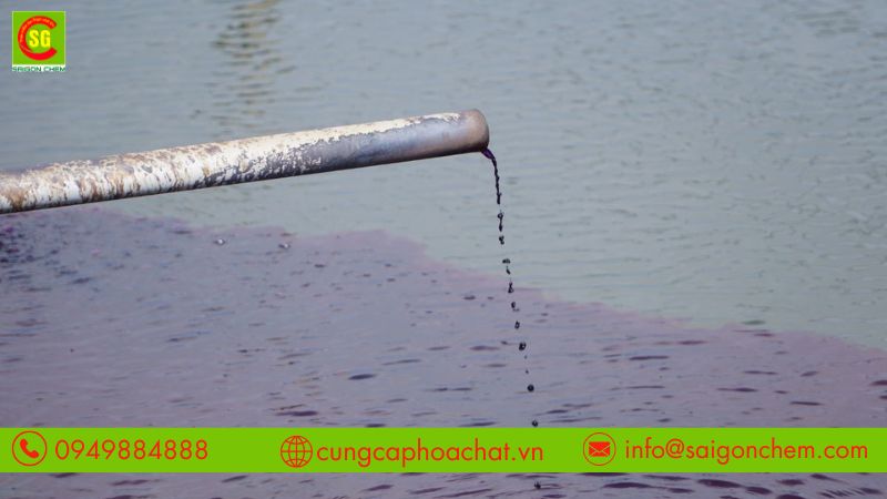 Thuốc tím kali pemanganat xử lý nước thải