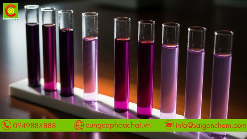 Dung dịch thuốc tím có khả năng oxy hóa