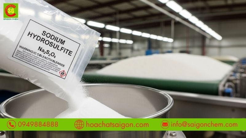 Những lĩnh vực c&ocirc;ng nghiệp sử dụng Sodium Hydrosulfite phổ biến