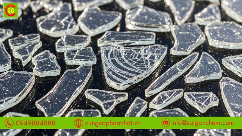  Thủy tinh lỗi do qu&aacute; tr&igrave;nh nấu chảy kh&ocirc;ng đồng đều