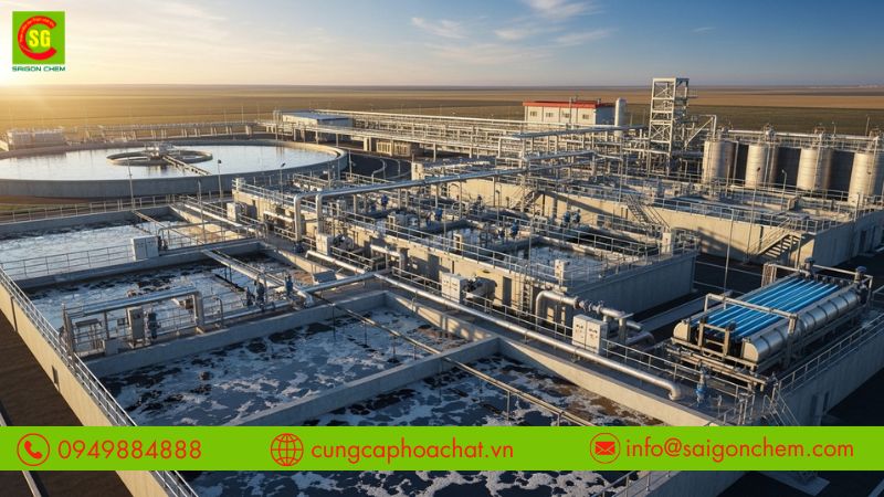 Soda Ash Light để l&agrave;m g&igrave; trong xử l&yacute; nước c&ocirc;ng nghiệp