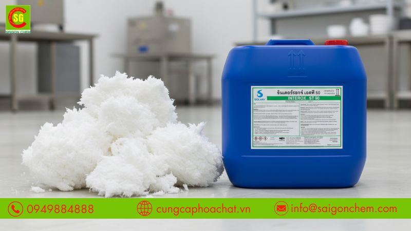 C&aacute;c c&ocirc;ng dụng của oxy gi&agrave; c&ocirc;ng nghiệp tẩy trắng bột giấy