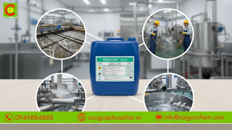 Proxitane 15:23 oxy hóa mạnh, dễ kiểm soát