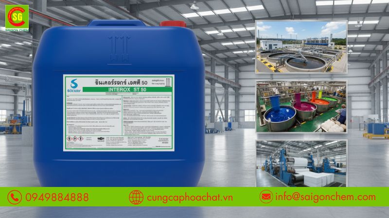 Ứng dụng oxy gi&agrave; c&ocirc;ng nghiệp trong xử l&yacute; nước v&agrave; dệt nhuộm