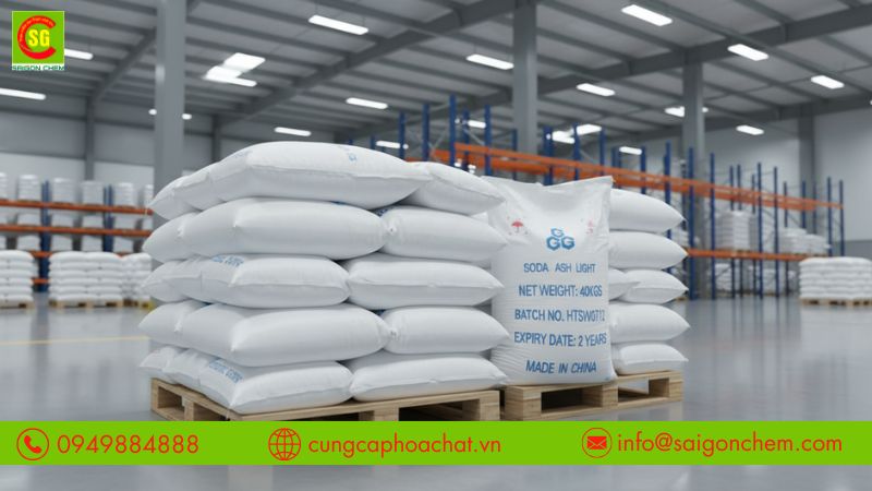 Soda ash gi&uacute;p tối ưu vận h&agrave;nh nh&agrave; m&aacute;y hiệu quả