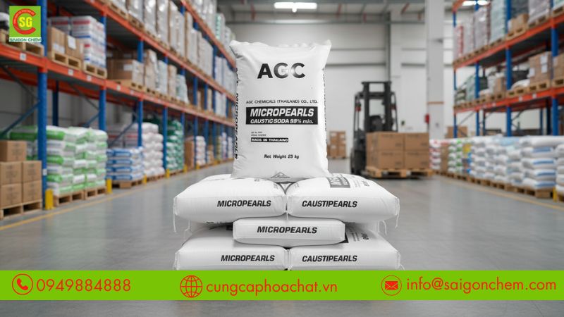 Sodium Hydroxide l&agrave; x&uacute;t NaOH c&oacute; t&iacute;nh bazơ mạnh v&agrave; ứng dụng rộng r&atilde;i