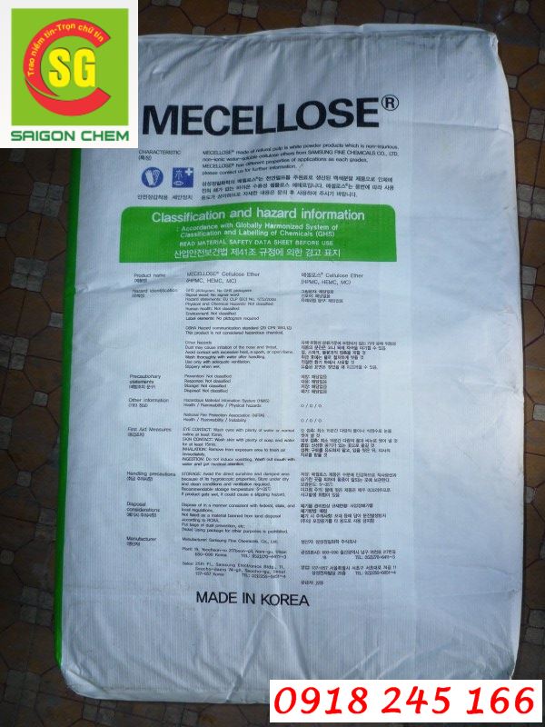 HEC - Mecellose Cellulose Ether