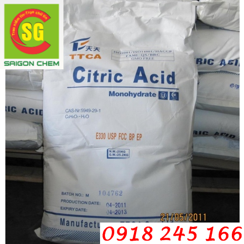 Citric Acid thái lan, china
