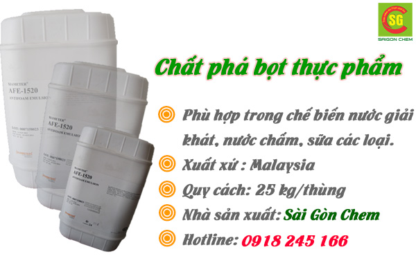 chất phá bọt