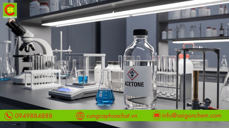 Dung môi phản ứng và làm sạch dụng cụ