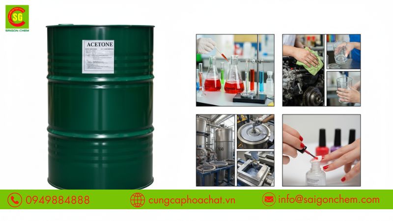 Dung môi và nguyên liệu quan trọng