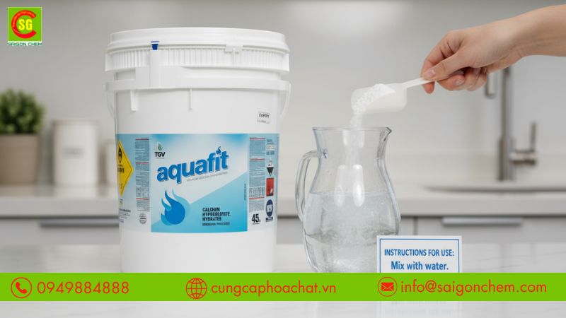 Sử dụng chlorine đ&uacute;ng kỹ thuật đảm bảo an to&agrave;n