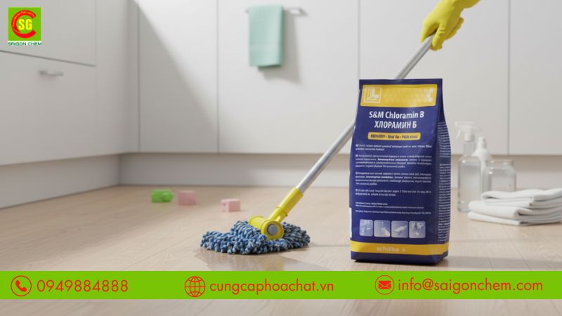 Vệ sinh nh&agrave; cửa v&agrave; khử khuẩn đồ d&ugrave;ng