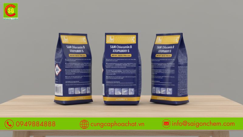 Cloramin B dễ tan v&agrave; ổn định trong nước