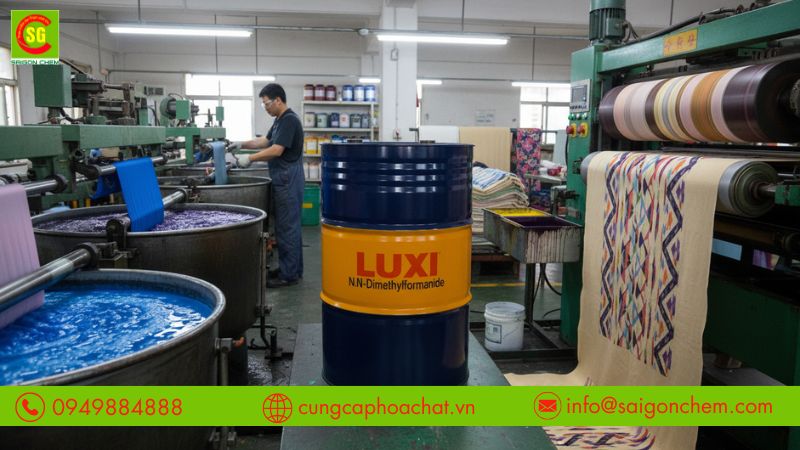Dimethylformamide gi&uacute;p ổn định m&agrave;u v&agrave; cải thiện chất lượng in