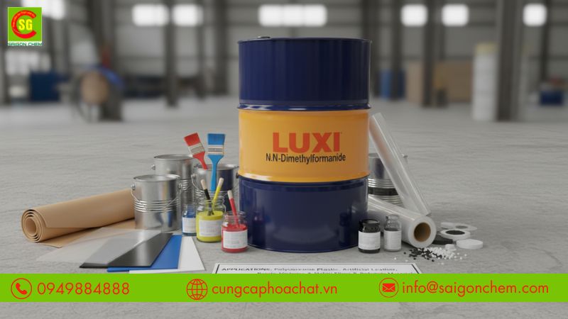 DMF d&ugrave;ng sản xuất polyurethane v&agrave; nhựa tổng hợp